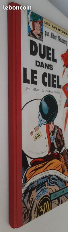 Belle BD Duel dans le ciel, Edition originale de 1962 (avec les pointsTintin) (image 12)