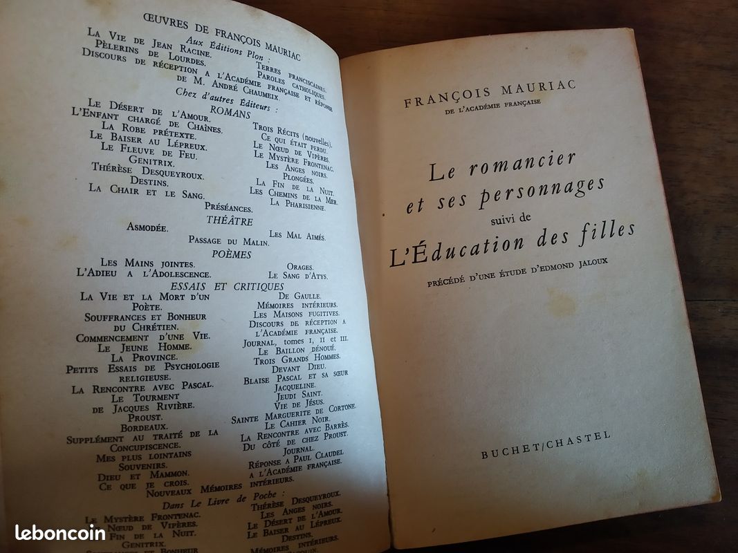 François Mauriac Le Romancier et ses personnages (image 3)