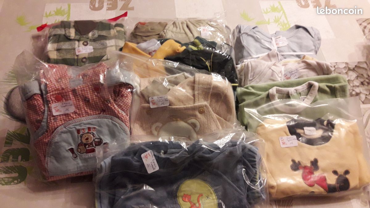 Lot de vêtements taille 3 mois (image 1)