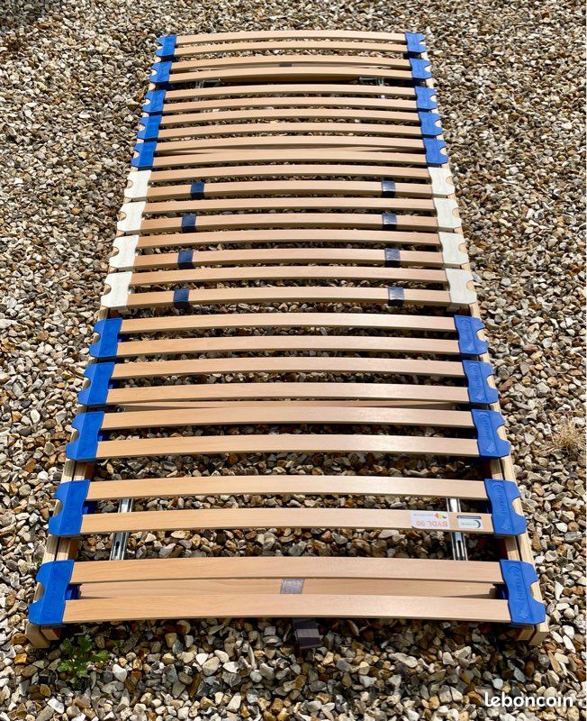 2 Sommiers de relaxation manuel 90x200 cm, neufs, articulé avec dureté réglables (image 4)