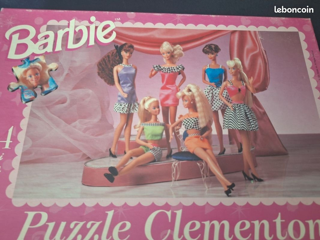 Puzzle vintage Barbie clémentoni (image 1)
