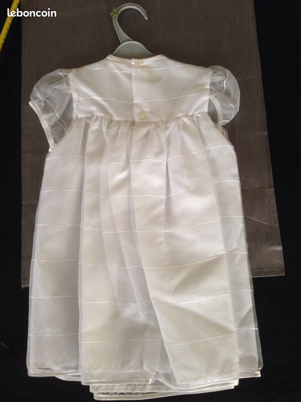 Sapa14 ROBE de CÉRÉMONIE ou de BAPTEME 18 MOIS (image 2)