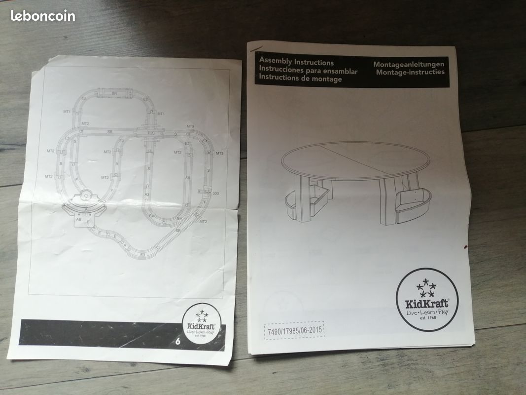 Circuit train bois avec sa table Kidkraft (image 6)