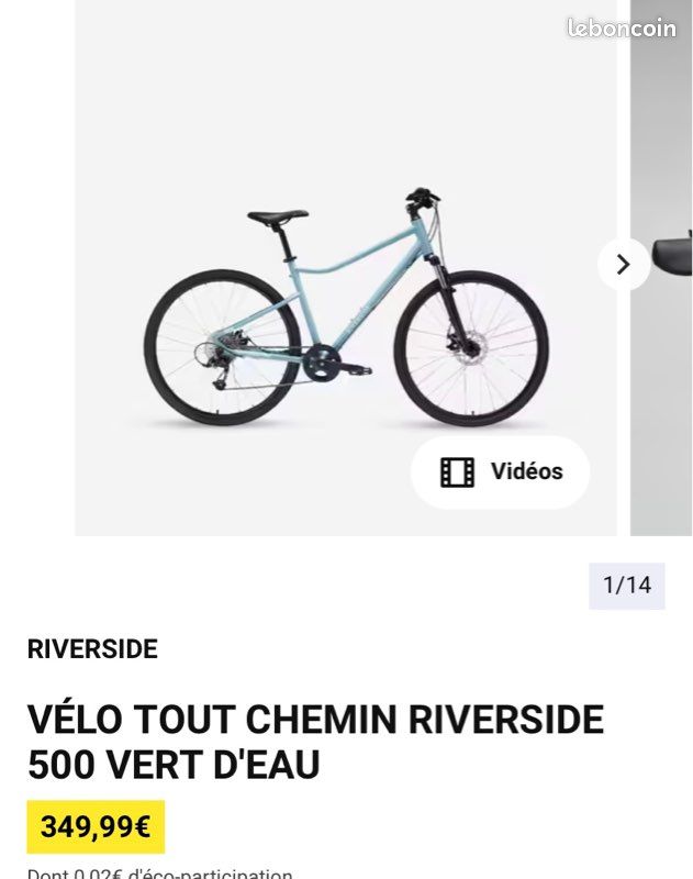 Vélo tout chemin riverside 500 taille S Vélos