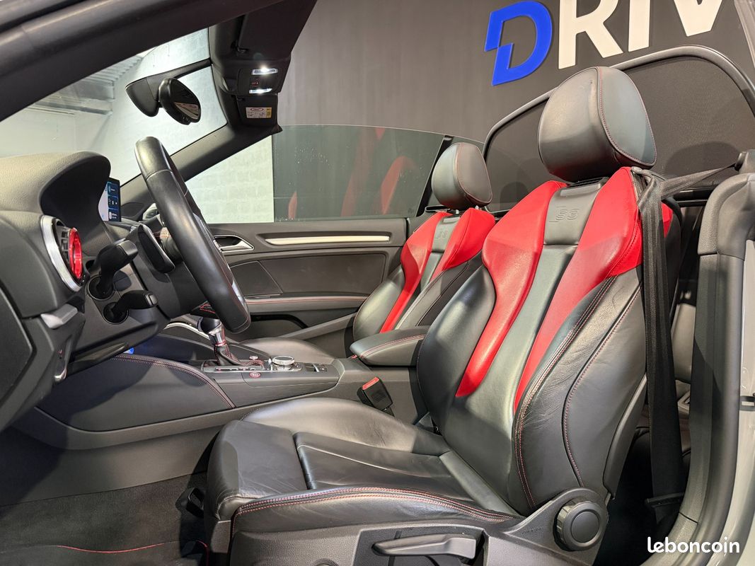 AUDI S3 CABRIOLET 2.0 TFSI 300cv QUATTRO S-Tronic 6 / BO / GRIS NARDO / CARPLAY / ENTRETIEN COMPLET (image 17)