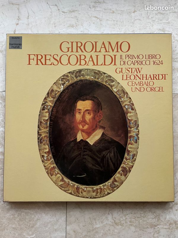 Vinyle - Frescobaldi - Gustav Leonhardt - Il primo libro di Capricci, 1624 (image 1)