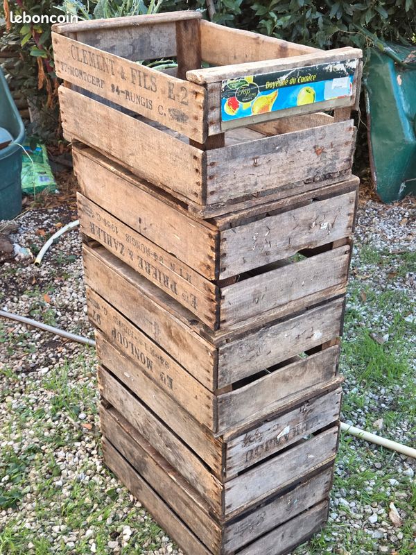 Caisses en bois vintage (image 1)