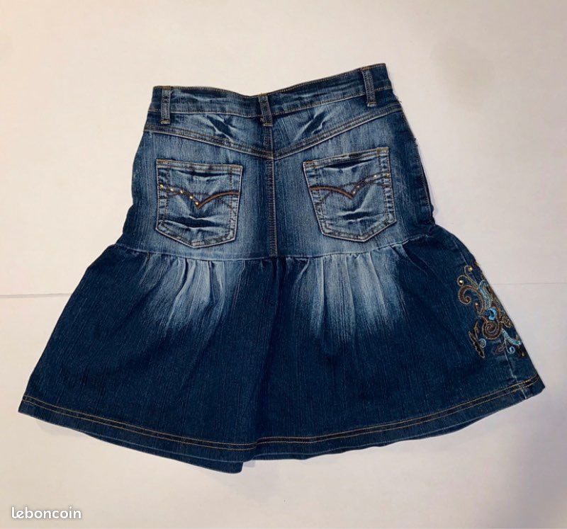 Jupe jean taille S (image 2)