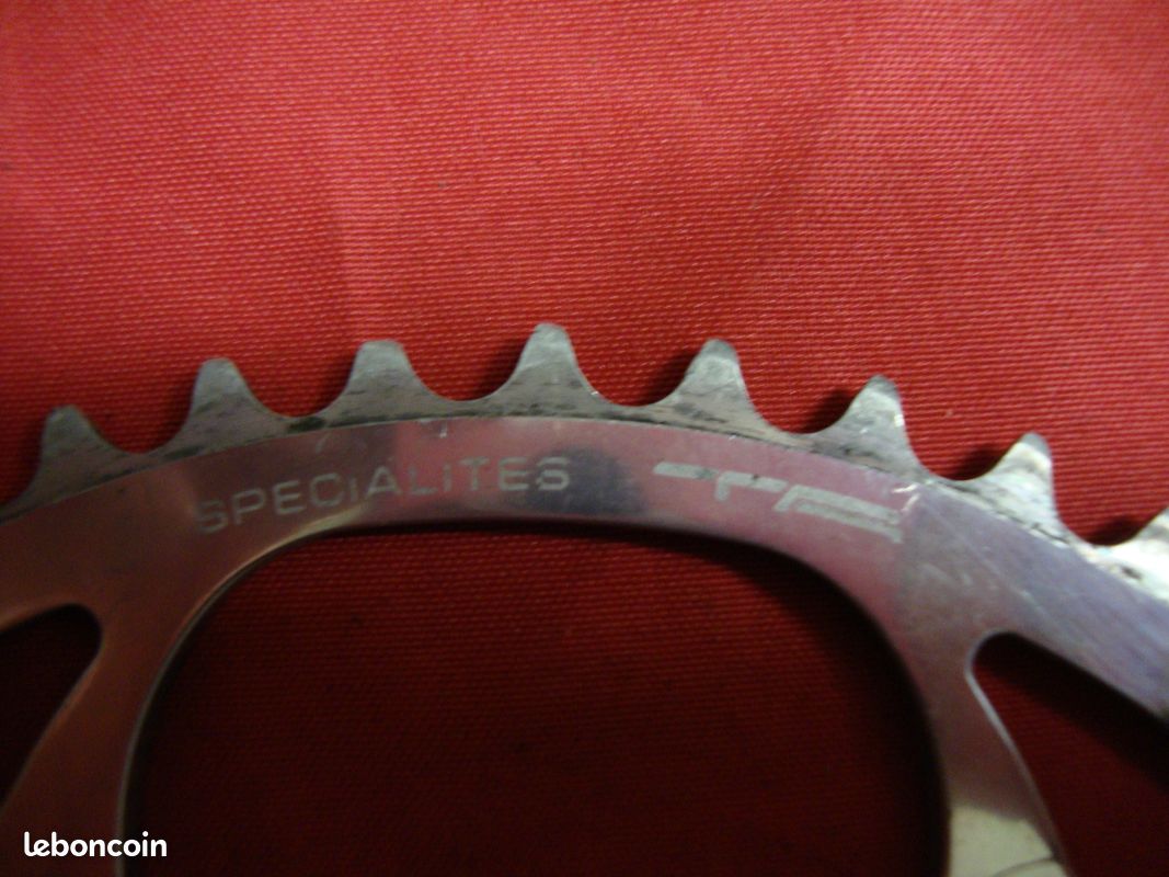 Couronne Pédalier Aluminium TA SPECIALITES - 52 Dents - BCD 130 - Vélo Course - Occasion