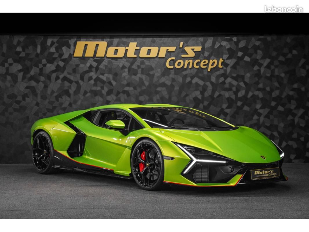 Lamborghini revuelto AD PERSONAM - VERDE CITREA / ROSSO MARS TVA 6.5 V12 1.015CH Baquets (image 6)