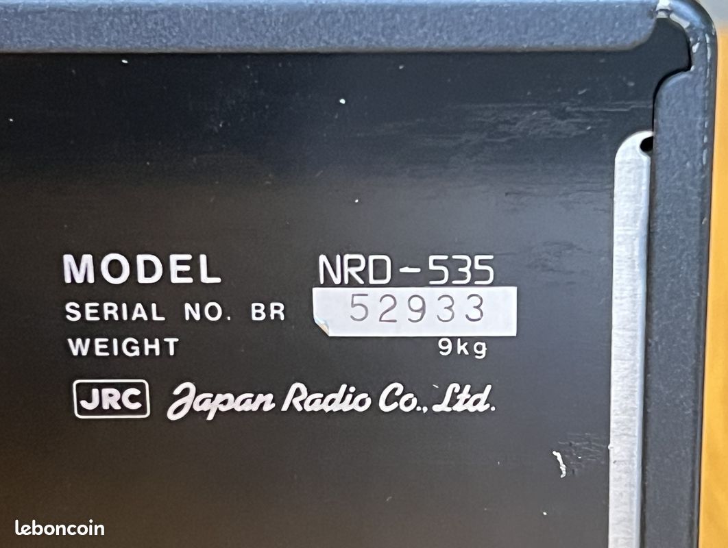 RÉCEPTEUR RADIO JRC NRD-535D HF HAM EUR 3.833,52 - PicClick FR