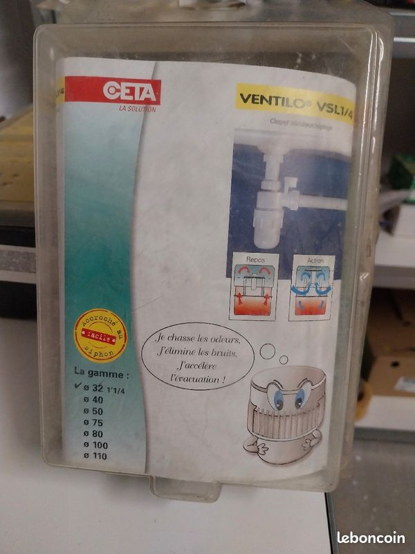 Siphon lavabo anti odeur (image 1)