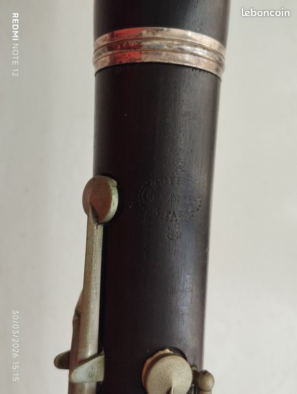 Jolie clarinette en bois ancienne (image 18)