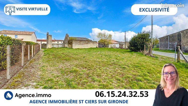 Terrain 673 m² Braud-et-Saint-Louis