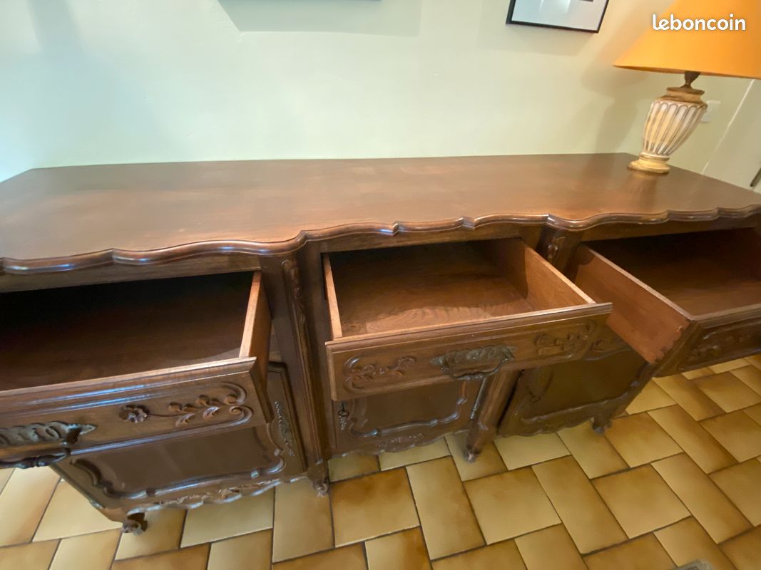Buffet enfilade 3 portes 3 tiroirs (image 2)