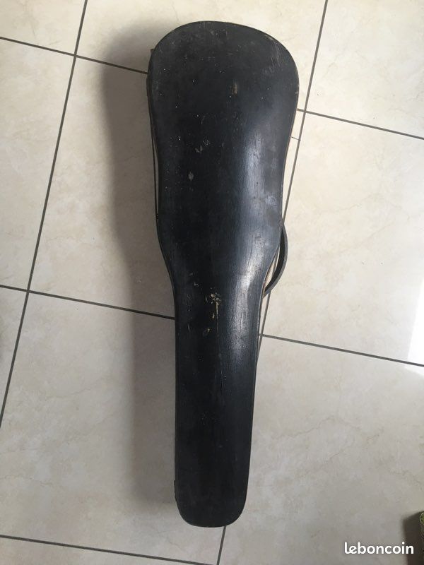 Ancien étui de violon + archet à restaurer (image 3)