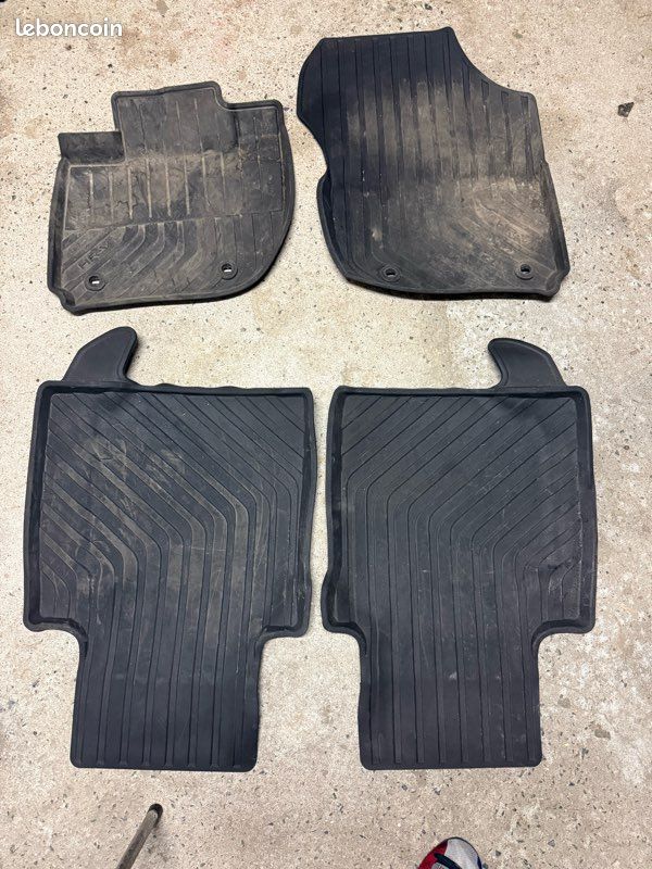 Tapis De Sol Caoutchouc 3D Pour Honda Civic 2012+ - Noir 4 Pièces - Neuf J&J Automotive