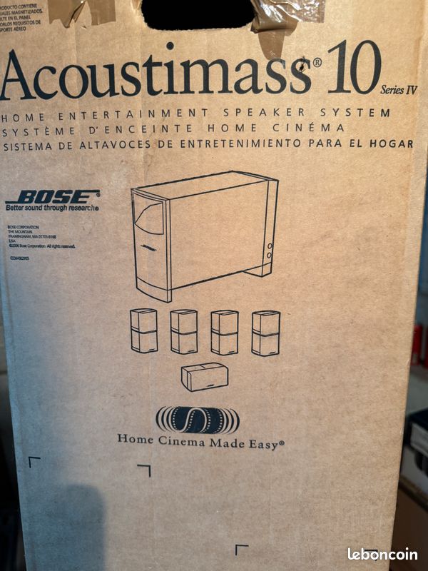 Home cinéma 5.1 BOSE Acoustimass 10 Series IV 4 Blanc (image 8)