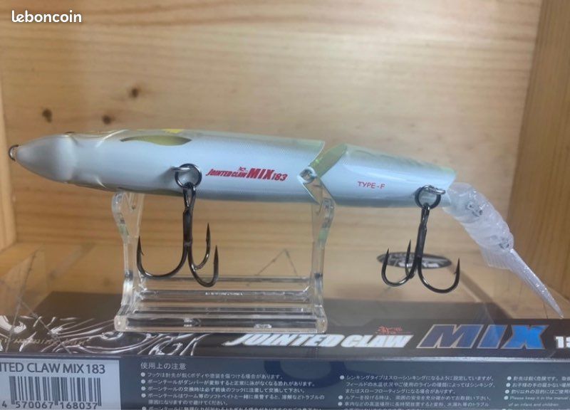 Leurre Gan Craft Jointed Claw Shift 183 F 31 - Flottant Articulé - Crankbait