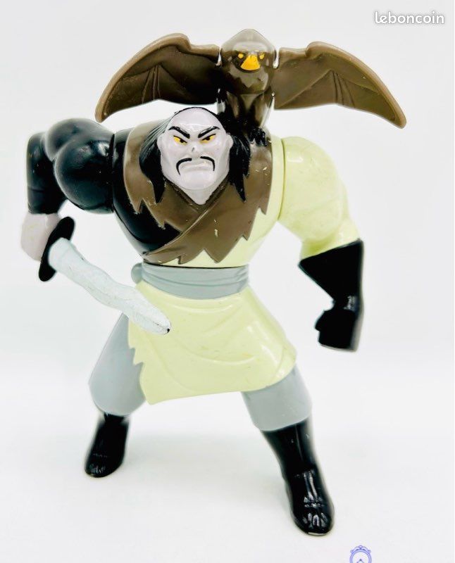 Figurine Shan Yu Disney McDonald's 1998 Mulan articulé méchant (image 1)
