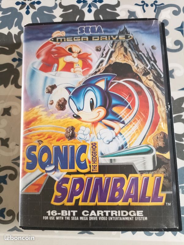Jeu Sonic Spinball Sur Sega Megadrive – Version Française, Complet Et Testé (PAL)