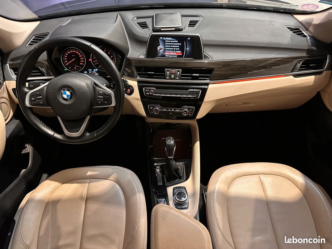 BMW X1 2.0 192ch Lounge - 2017 - 94 500 km - Faible kilométrage - Boîte auto (image 9)