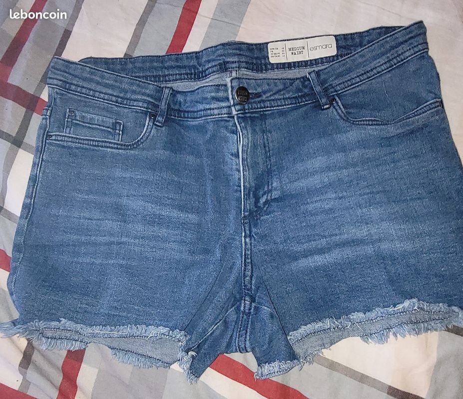 Short en jeans t 44 femme (image 4)