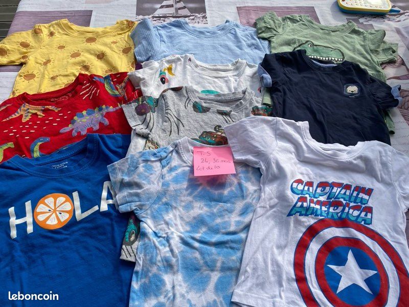 Lot de 10 t-shirt (image 1)