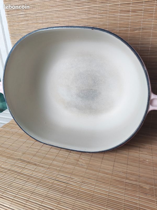 🌸 Cocotte ovale La Mama Le Creuset par Enzo Mari 33 vintage rose dégradé 🇫🇷 (image 5)