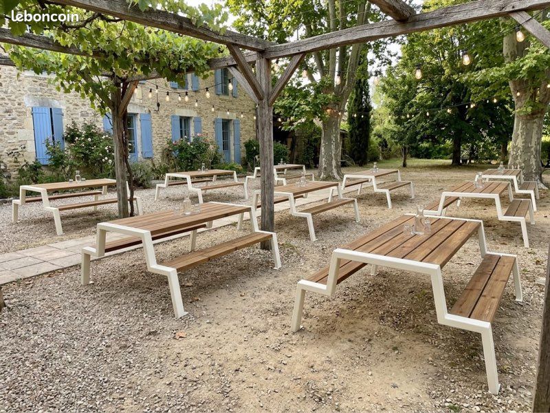 Table NEUVE Bois & Acier - modèle "Epure" (image 4)