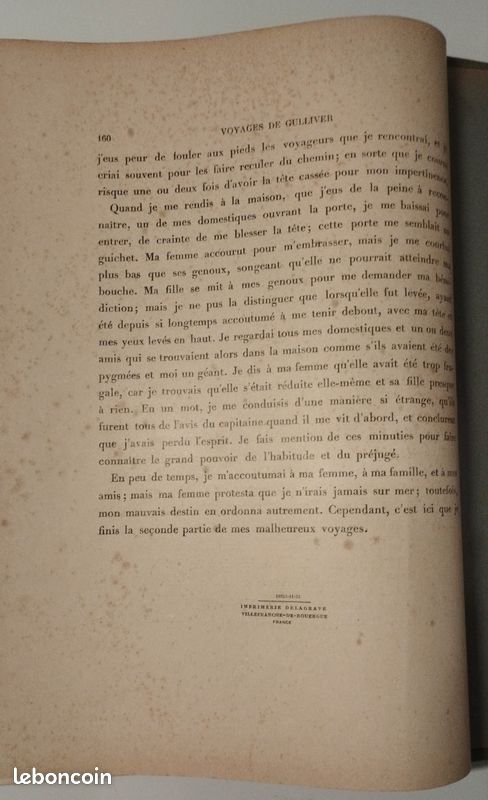 Livre ancien Le voyage de Gulliver (image 6)