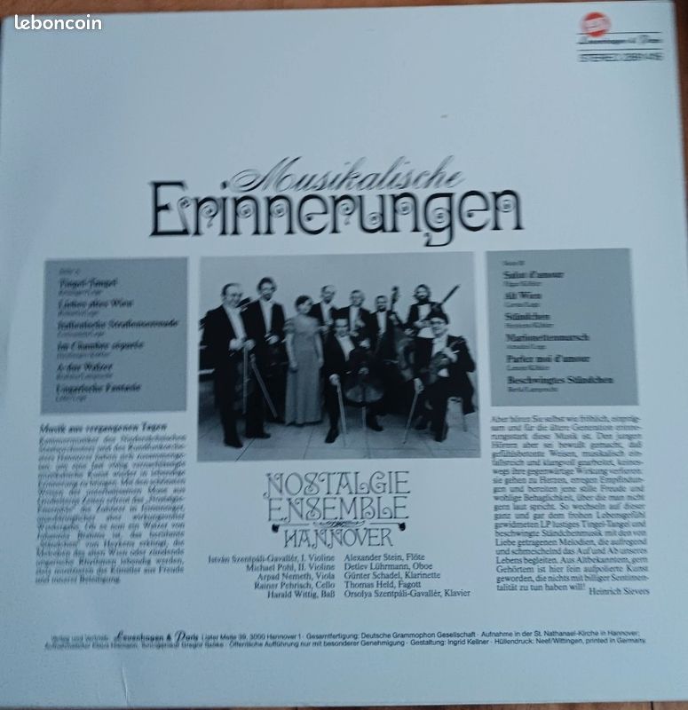 Musikalische Erinnerungen vinyl (image 2)