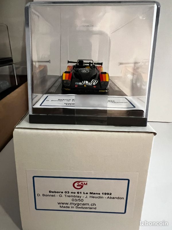Miniature Debora 03 #61 – 24 Heures Du Mans 1992 – 1/43 GCAM – Édition Limitée
