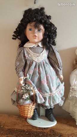 LOT DE 2 poupées miniatures anciennes Mignonettes en Porcelaine . ANTIQUE DOLL EUR 99,00