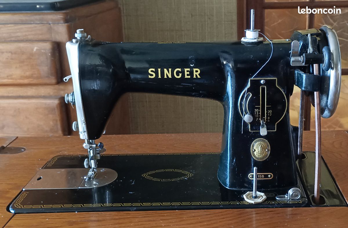 Machine à coudre SINGER ancienne (image 1)