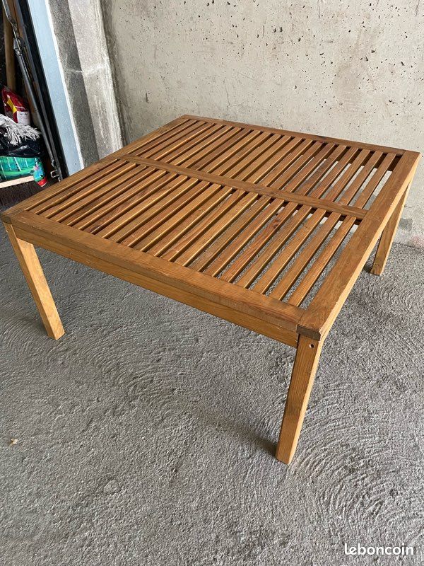 Table basse en bois de sapin (image 2)