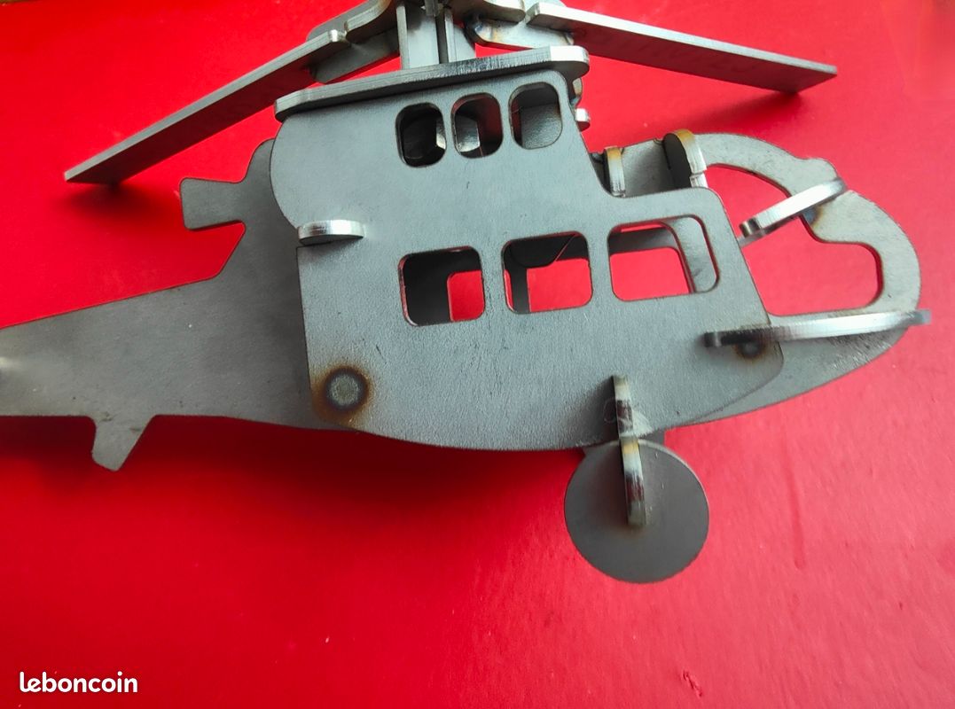 Maquette Hélicoptère Miniature En Alliage De Zinc – Hélice Réaliste, Modèle Rétro Pour Déco Ou Cadeau Anniversaire