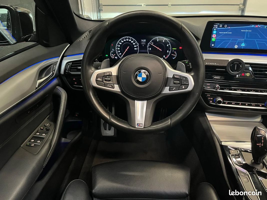 Bmw SERIE 5 TOURING 520 D 2.0 190 ch X DRIVE M SPORT / ENTRETIEN COMPLET BMW / MATRIX LED (image 14)