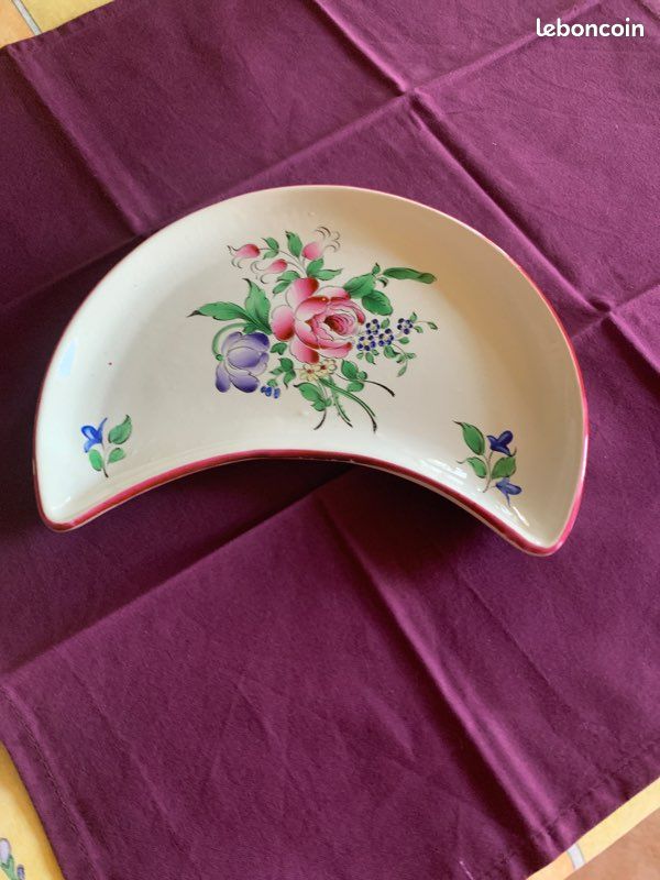 3 petits raviers en porcelaine de Luneville (image 2)