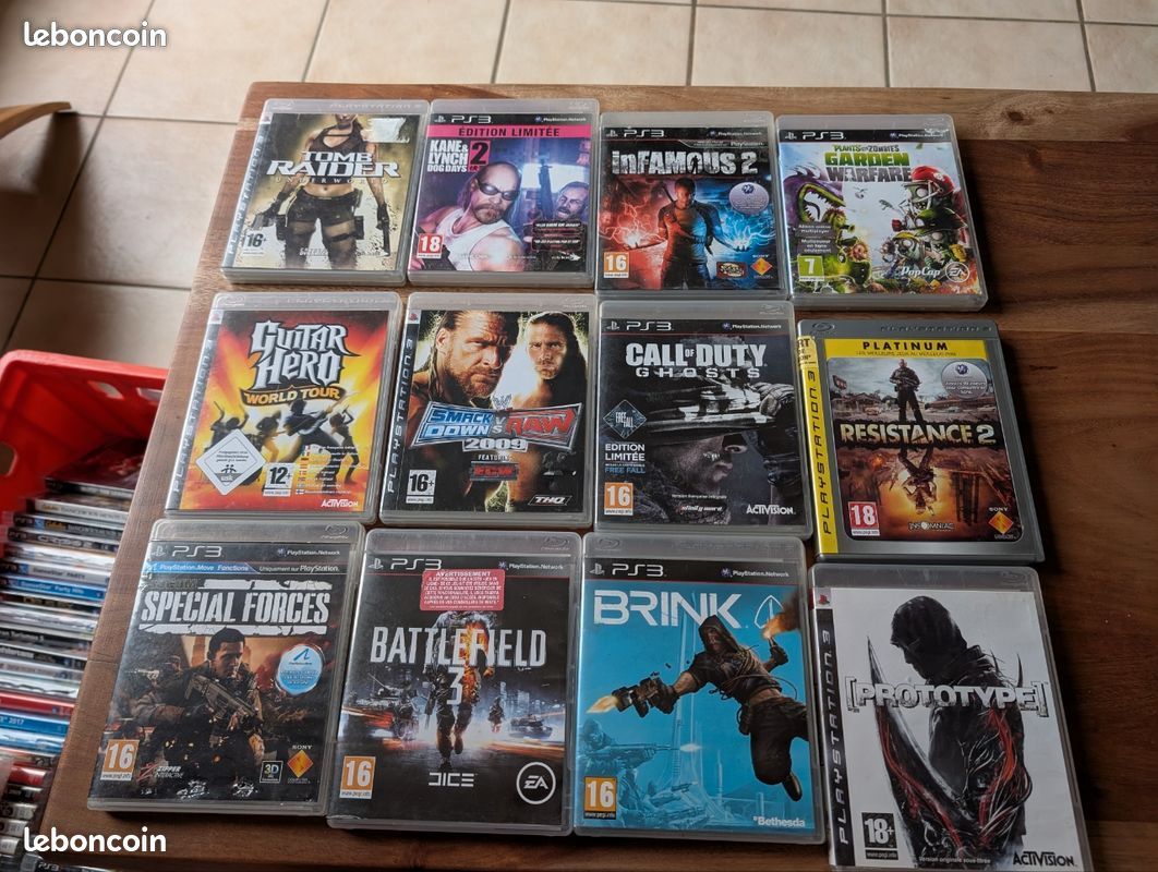 Lot de 12 jeux Ps3 - Jeux vidéo