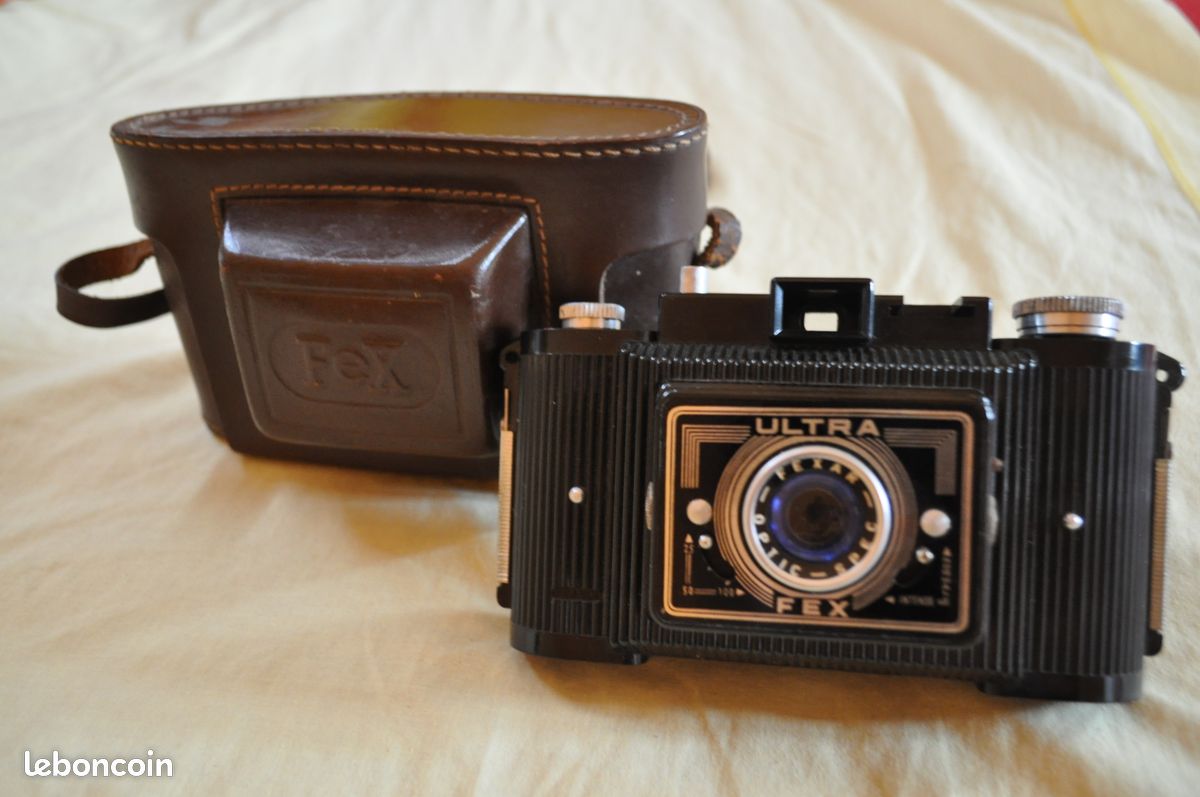 Appareil Photo Argentique Vintage Ultra Fex Himalaya - Noir, Modèle 14, Occasion Très Bon état