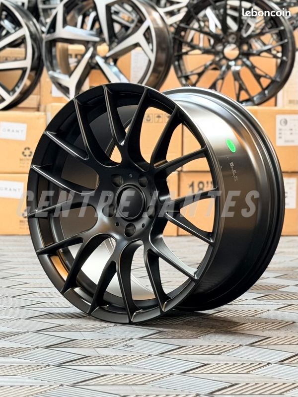 4 Jantes BMW 18" Style M Performance – Pack M / M Sport / M Performance / xDrive / Shadow Line – Compatible Série 3 4 5 6 – E90 E91 E92 E93 F30 F31 F32 F33 F36 F10 F11 F06 F12 F13 F14 (image 1)