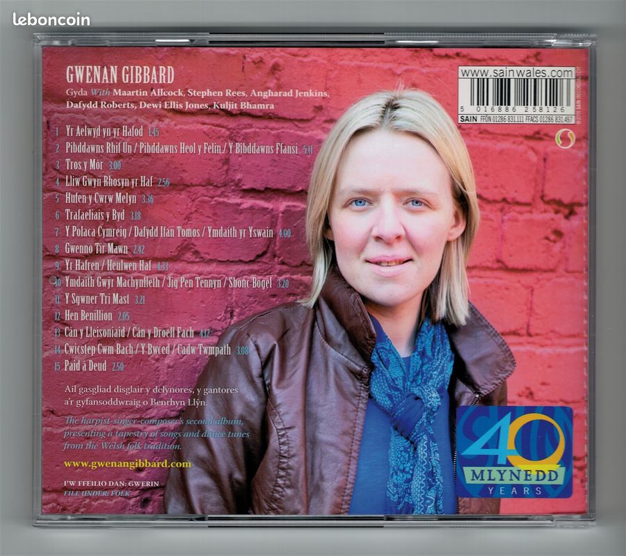 Gwenan Gibbard CD Sidan Glas (image 2)