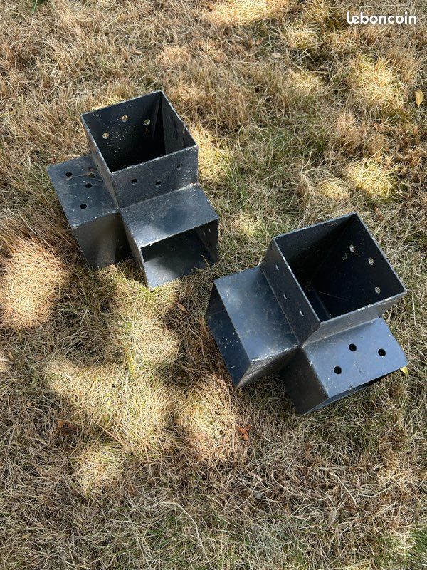 Support et Fixation pergola poutre bois 10x10 (image 4)