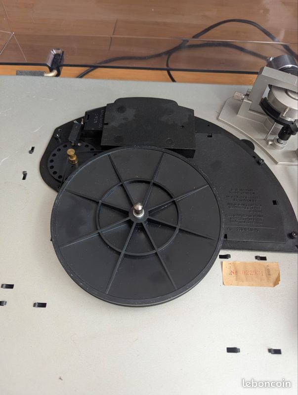 Platine Vinyle Dynamic Speaker PL-710 – Pour Pièces, En L'état – Hi-Fi Vintage Argent