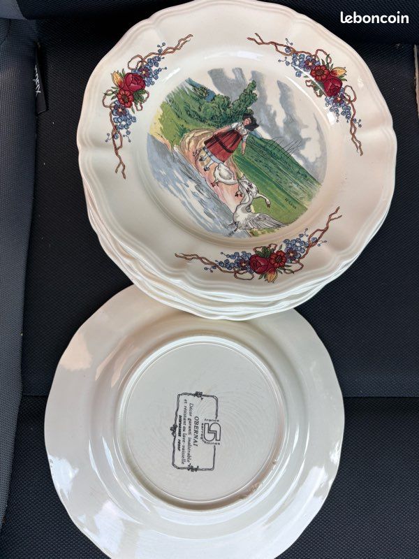 7 assiettes OBERNAI (image 1)