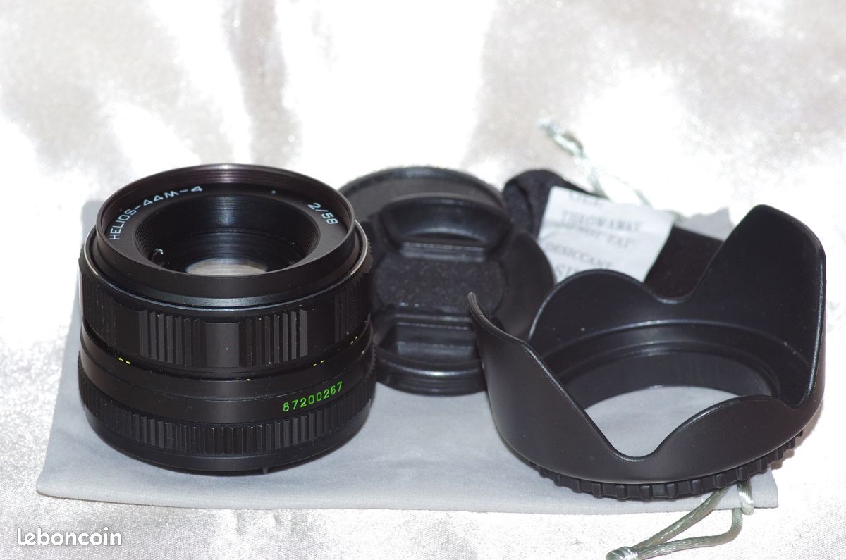 Helios 44m 58mm f2 KMZ Fixed portrait Lens Swirly Bokeh Manual CLA
