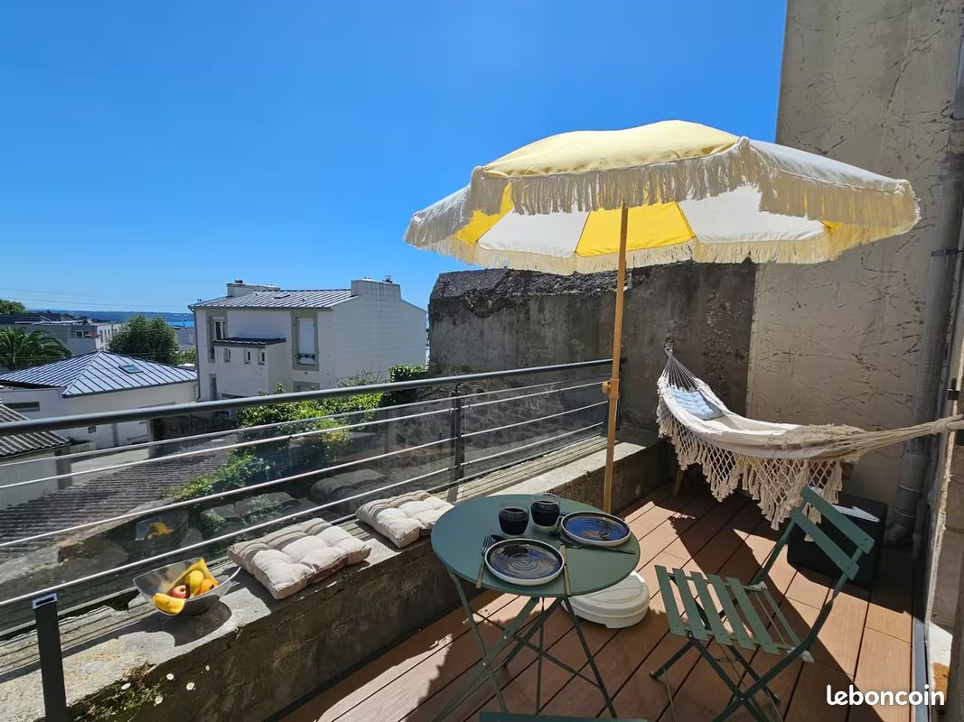 Studio calme Brest, hypercentre avec terrasse privée (image 10)