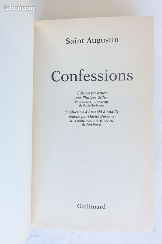 Confessions - Saint Augustin - Folio 2004 (image 5)