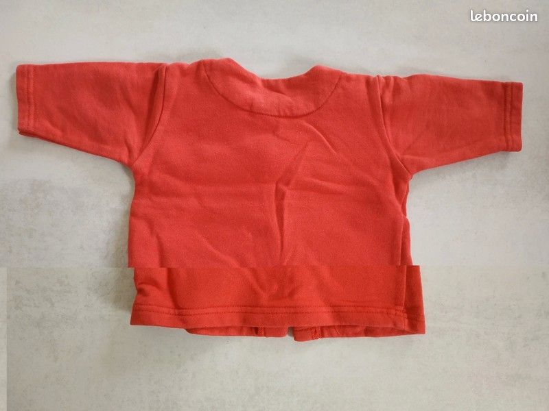 Lot pantalon, t-shirt, gilet 3 mois - garçon (image 10)